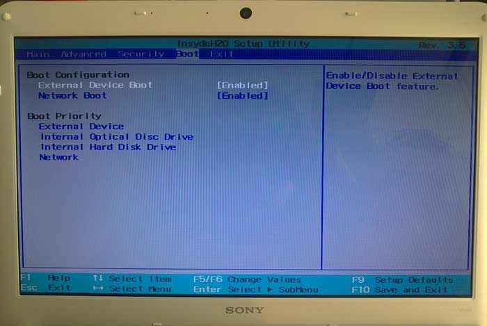 sony�Pӛ�����bϵ�ybios�O��