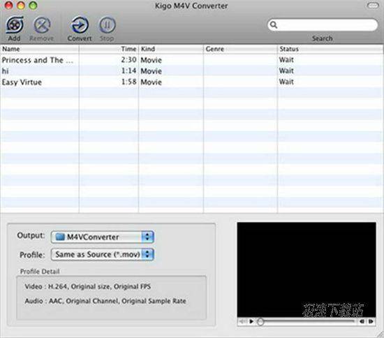M4V��ʽ�D�Q�����d_Kigo M4V Converter 5.5.1 �O�ٰ�