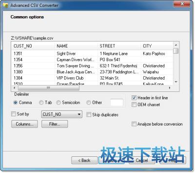 �߼�CSV�D�Q�����d_Advanced CSV Converter 6.75 �ٷ��汾
