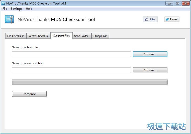MD5У򞹤�����d_NoVirusThanks MD5 Checksum Tool 4.1 �Gɫ���M�汾