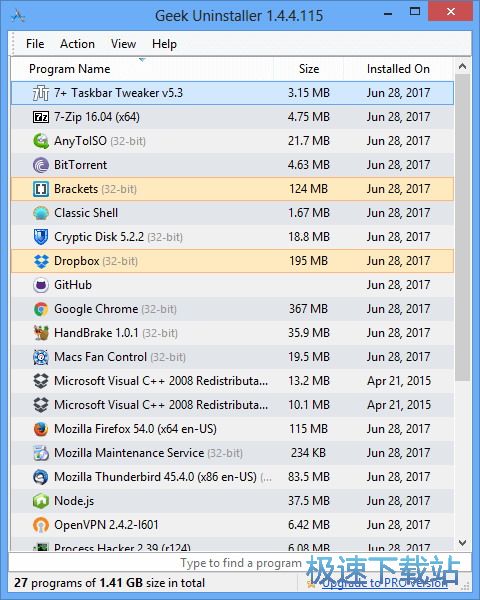 �O��ж�d�����d_Geek Uninstaller(�O��ܛ��ж�d����) 1.4.5.133 ���ļ���