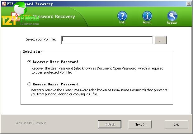 Top Password PDF Password Recovery(pdf�ܴa�Ƴ���)���d