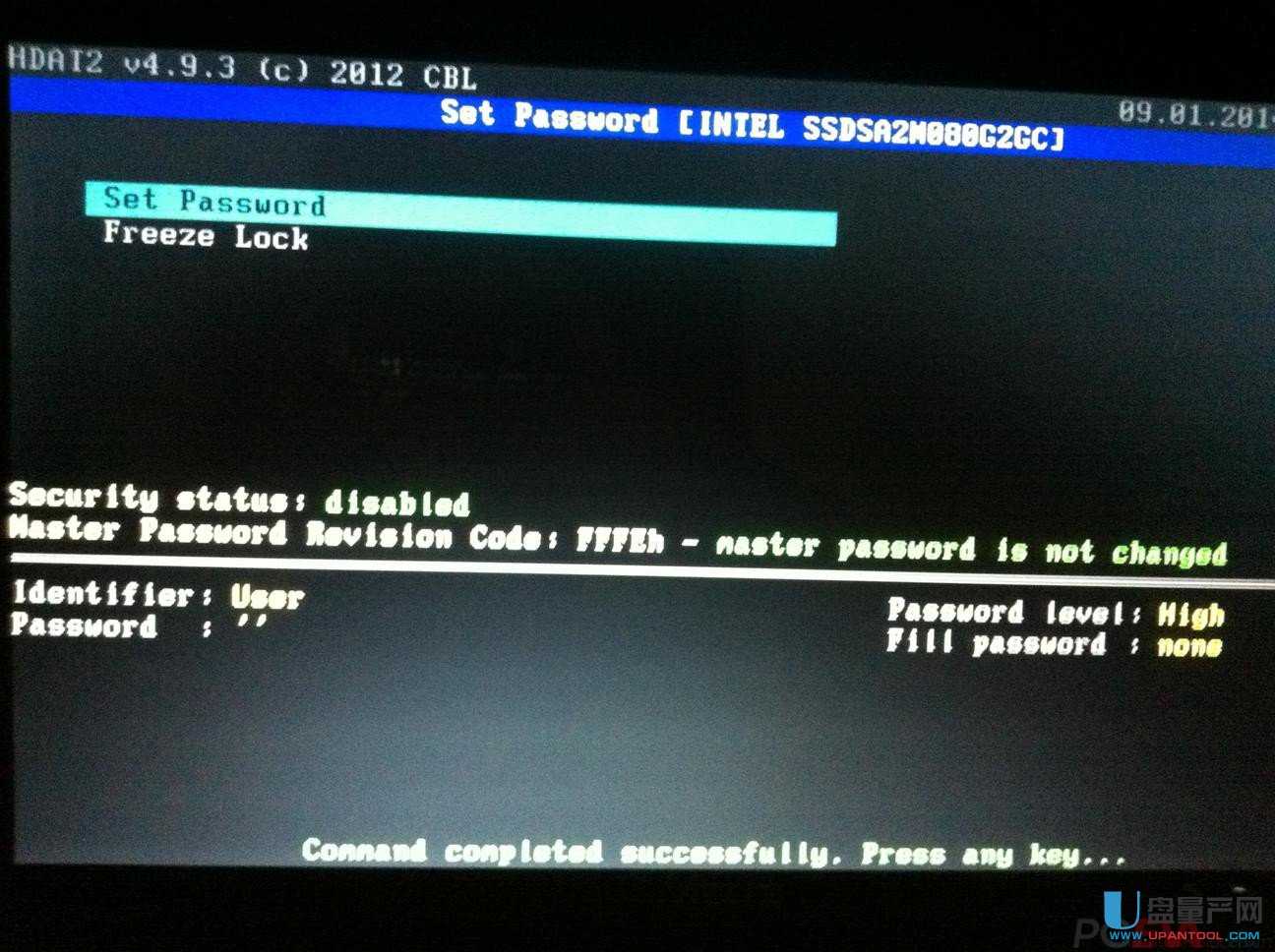 ��ô�ossd��Secure Erase��ȫ��������HDAT2 SE�����̳�