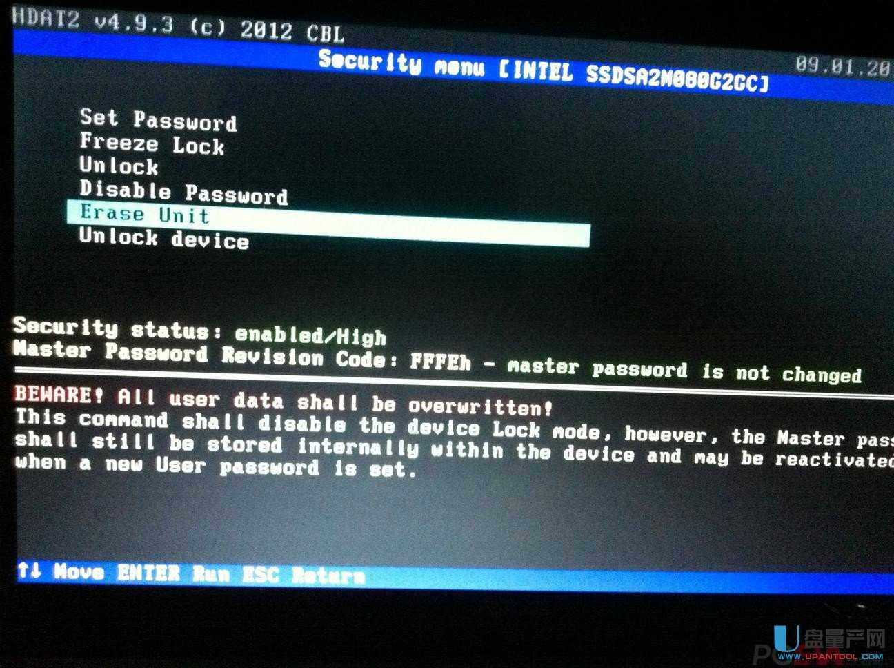 ��ô�ossd��Secure Erase��ȫ��������HDAT2 SE�����̳�