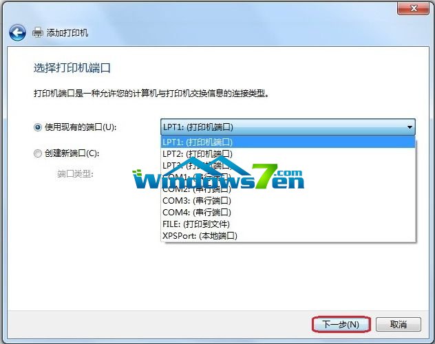 �x���ӡ�C�˿�